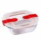 Pyrex Square Dish With Lid 25X22 CM