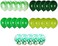 Party Time 25-Pieces 12" Safari Theme Party Balloons Set of Marble Balloons Green, White Latex Balloons &amp; Green Confetti Balloon Decoration For Safari Birthday Party Decoration - Party Supplies