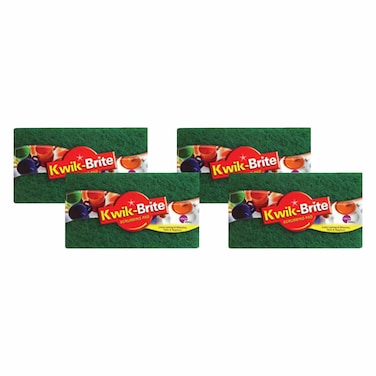 KWIK BRITE SCRUBBING PAD 4PK