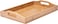Lavish Bamboo Serving Kitchen Tray With Handles For Dinners Party, Table Breakfast Snack