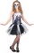 Mad Costumes Skeleton Tutu Dress Halloween Costume for Kids, Large
