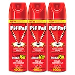 Buy Pif Paf Powerguard Mosquito And Fly Killer 400ml Pack of 3 in UAE