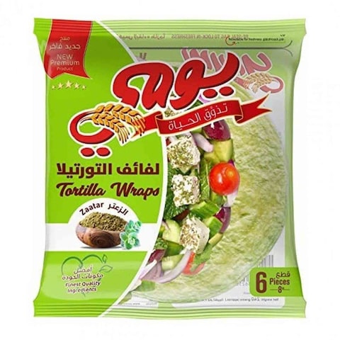 Yaumi - Zaatar Tortilla Wraps x6, 240g