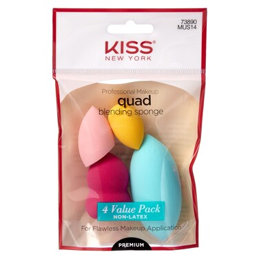 buy-kiss-professional-blending-makeup-sponge-multicolour-4-pcs-online