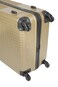 Senator Hard Case Extra Large Luggage Trolley Suitcase for Unisex ABS Lightweight Travel Bag with 4 Spinner Wheels KH120 Gold