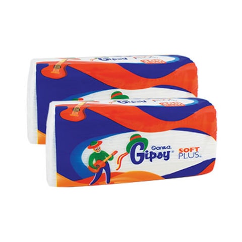 Gipsy Soft Plus Facial Tissue 300 Count X Pack Of 2