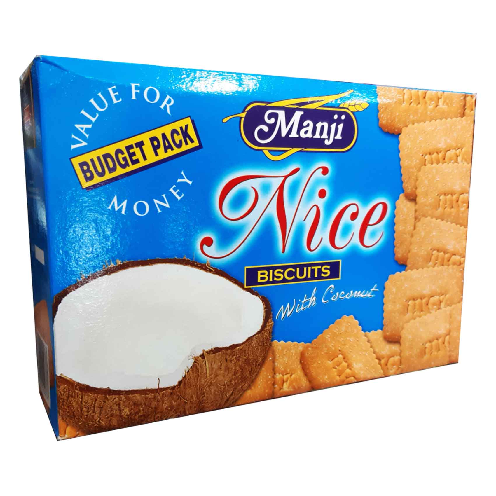 Manji Nice Biscuits With Coconut Budget 1Kg