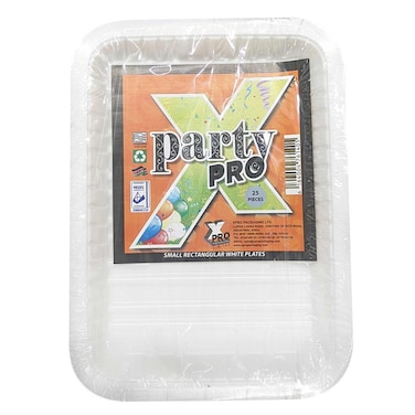 Jinice Small Rectangle Plate White 25S