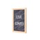 Lowha Live Simply Wall Art Wooden Frame Wood Color 23X33cm