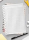 Lowha Spiral Notebook With 60 Sheets And Hard Paper Covers With Graphic Dots Design, For Jotting Notes And Reminders, For Work, University, School