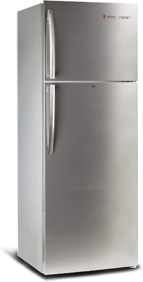 Westpoint 570 Liters Double Door NO FROST Refrigerator 3 Star ESMA RATED with INVERTER COMPRESSOR WNN5719EIV Silver