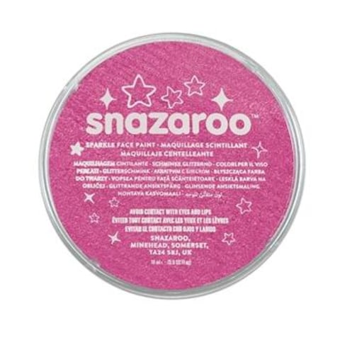 Snazaroo Makeup Sparkle Face Paint 18 ml- Pink