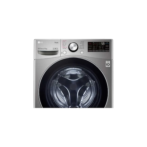 LG F0L9DYP2S | 15 kg Front Load Washer | AI DD� | ThinQ� | TurboWash�