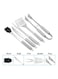Generic 5-Piece Stainless Steel Bbq Grill Tool Set Silver/Black