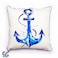 Anemoss Anchor Patterned Throw Pillow