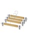 Generic 4-Piece Skirt Hanger Set Brown