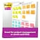 3M Post-it Super Sticky Notes 654-SSMPDQ Assorted 3x3inch 76x76mm 90 Sheets 6 PCS