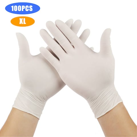 اشتري Generic-100Pcs Disposable Gloves Latex Food-grade Gloves Household Protective Gloves في الامارات