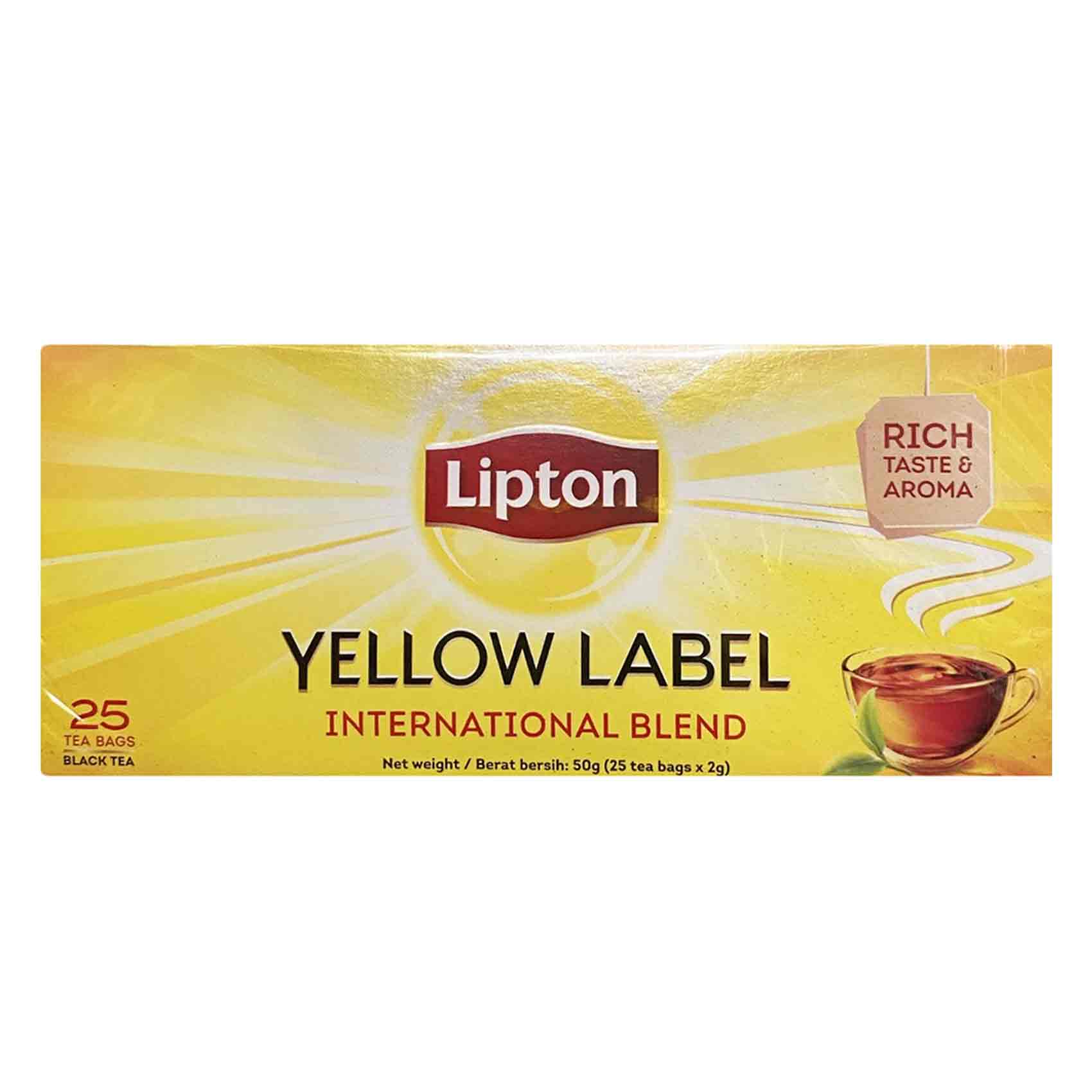 Lipton Tea Bags Yellow Label 25 Sachets, 50g