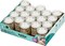 Bolsius Relight Refills / Votive Candles Moods, 64/52mm, Tray of 18 Candles - Ice Flower