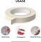 AL ARQAM Masking Tape 1" x 17 Yards   Strong Adhesive Tape for Painting, Decorating, DIY Home, Office, School Stationery, Arts, DIY Crafts etc [36 Roll]