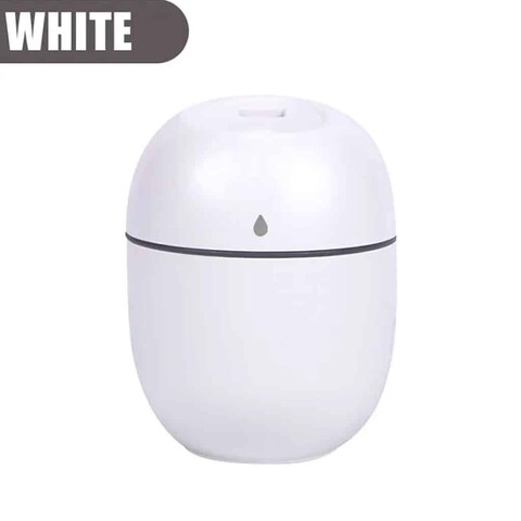 200ml Humindifier with Colorful Gradient Lighting, Krawn KW-52504 Fawahah - White