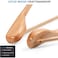 6 Pack ZOBER High-Grade Wide Shoulder Wooden Hangers (Natural Wood)