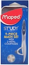 Generic Maped Study 9-Piece Math Set 119459