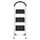 Namson 3-Step Folding Steel Ladder R26903 Black 39.5x53.5x82cm