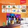 Impex Gloria 1GB RAM 8 GB ROM 4K Ultra HD Smart TV 58 Inch Black