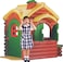 RBWTOYS Kids colourful Plastic House Playset equipment RW-16319 162x120x157cm