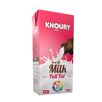 Dairy Khoury UHT Milk Full Fat 1L