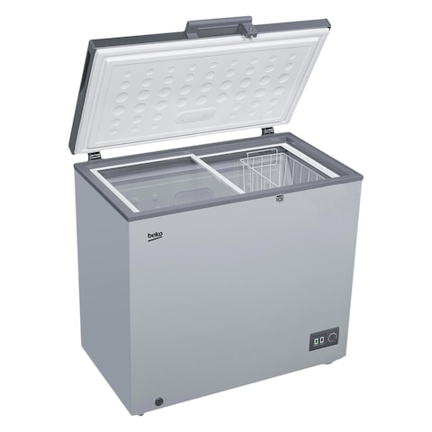 Beko BCF2222S UK KE Chest Freezer 200L Silver
