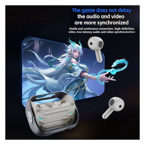 Amaya TK01 Top True Wireless Earbuds Cream