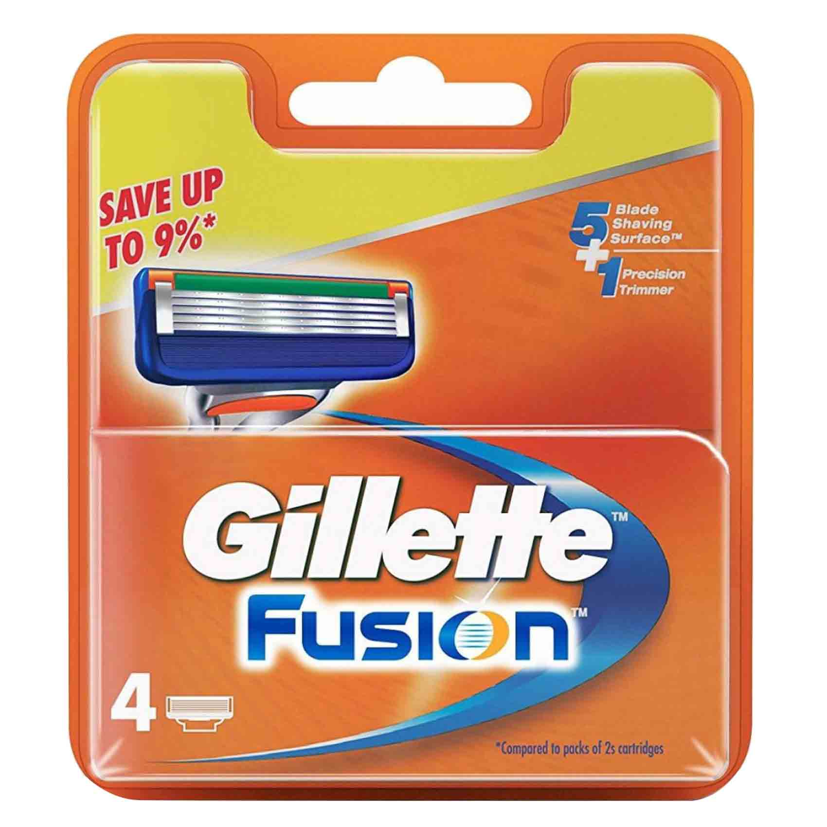 Gillette Fusion Power Shaving Razor Cartridge 4 Piece
