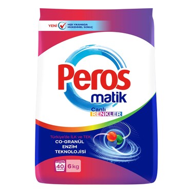 Peros Powder Detergent Matic Bright And Color 6KG