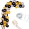 Party Propz Balloons Arch Garland For Wedding Birthday Party Decorations (White Gold Black) - Set Of 113
