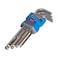 FIXTEC 9 pcs CR-V Ball Point Hex Key Wrench Set