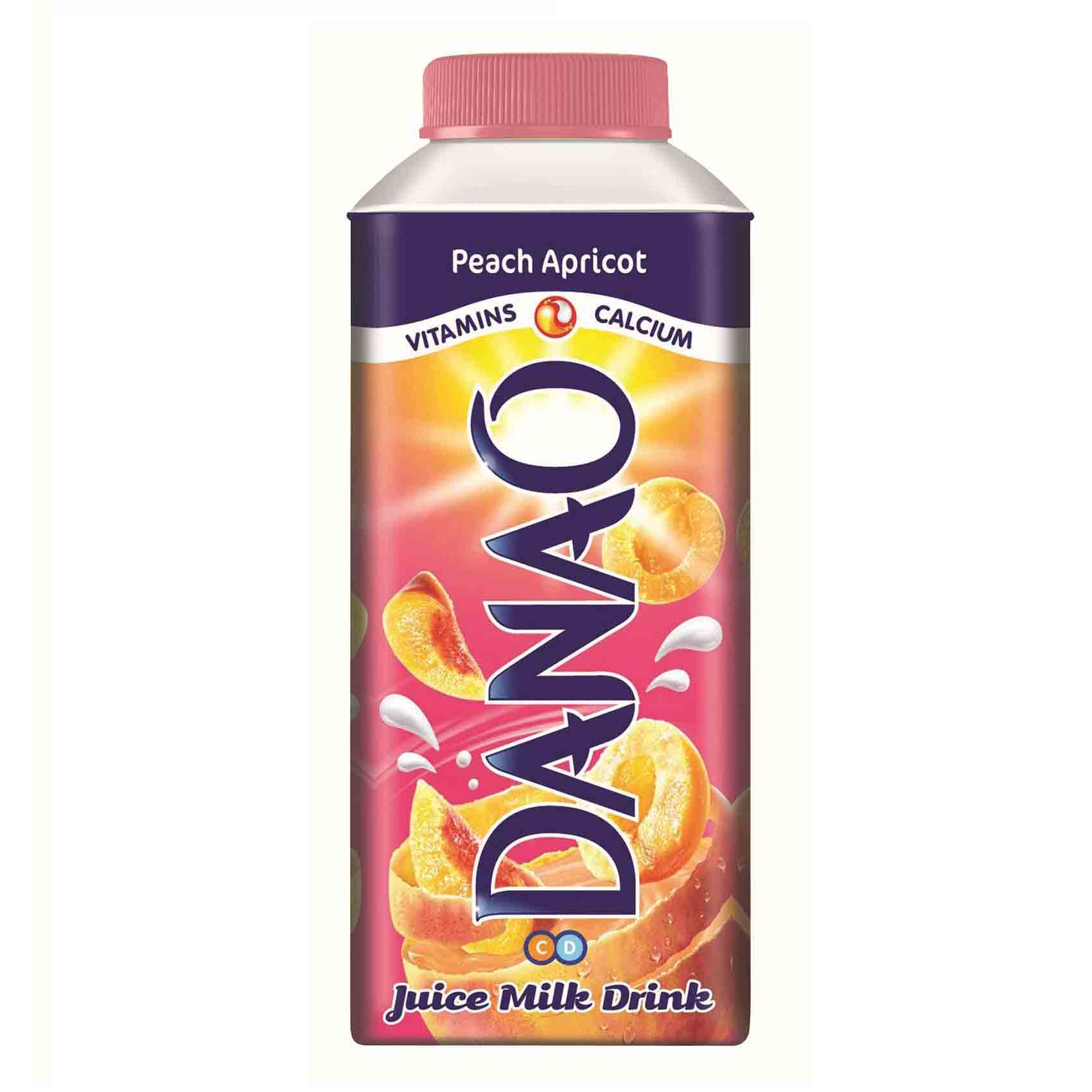 Danao Juice Milk Drink Peach Apricot Flavor 180 Ml