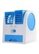 Mini Fan Plastic Air Conditioning Fan With Usb Plug 4.5W Hb-168 White/Blue