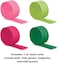 Party Time 4 Rolls Crepe Paper Streamer Party Hanging Decorations or Backdrop For Watermelon Fruit Party or Tropical Birthday Theme Wedding Valentines Baby Shower Festival &amp; Birthday Party Supplies