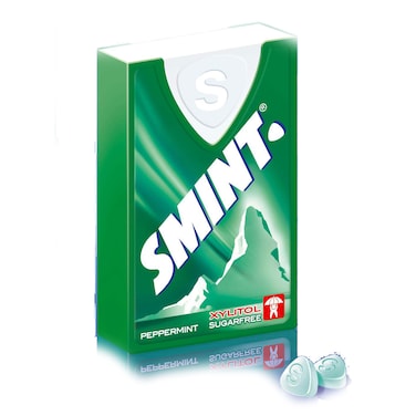 Smint Sugar Free Pepper Mint Flavour Breath Freshener, 8g