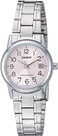 Casio - Watch For Women Quartz, Analog Display And Stainless Steel Strap LTP-V002D-4BUDF
