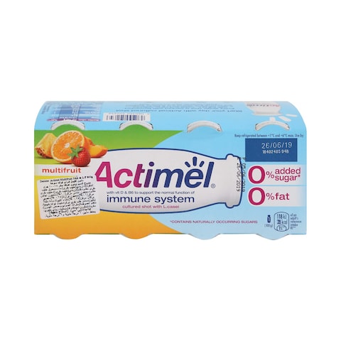 Actimel Yogurt Drink Multifruit 100gx8