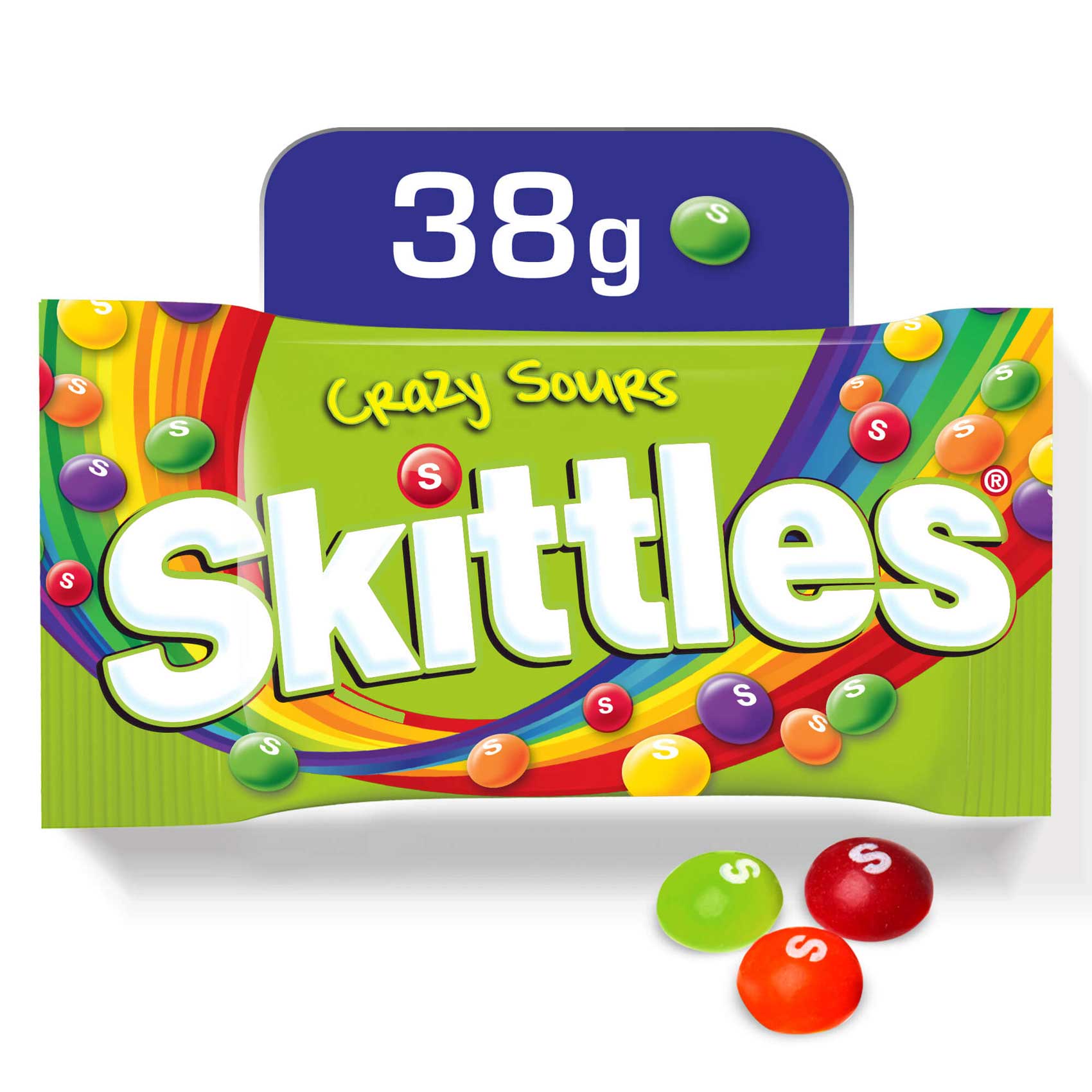 سكيتلز حلوى كريزي الحامضة 38 غرام