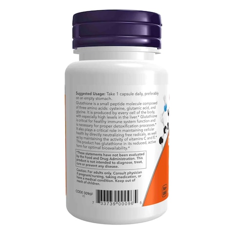 NOW GLUTATHIONE 60S
