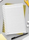 Lowha Spiral Notebook With 60 Sheets And Hard Paper Covers With Hey Flying Ballon Design, For Jotting Notes And Reminders, For Work, University, School