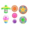 Kidzpro Pocket Money Flashing Top Playset Multicolour