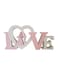 Beautiful Romantic Love Sign for Home Decor, Wooden Love Block Letters Rustic Tabletop Words D&eacute;cor