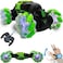 Generic 4Wd 2.4Ghz Skidding Stunt RC Car With Off Road Tires, Remote Control Car With Gesture Control Band, Transforming Toy With LED Lights Spin 360 Degrees, Green